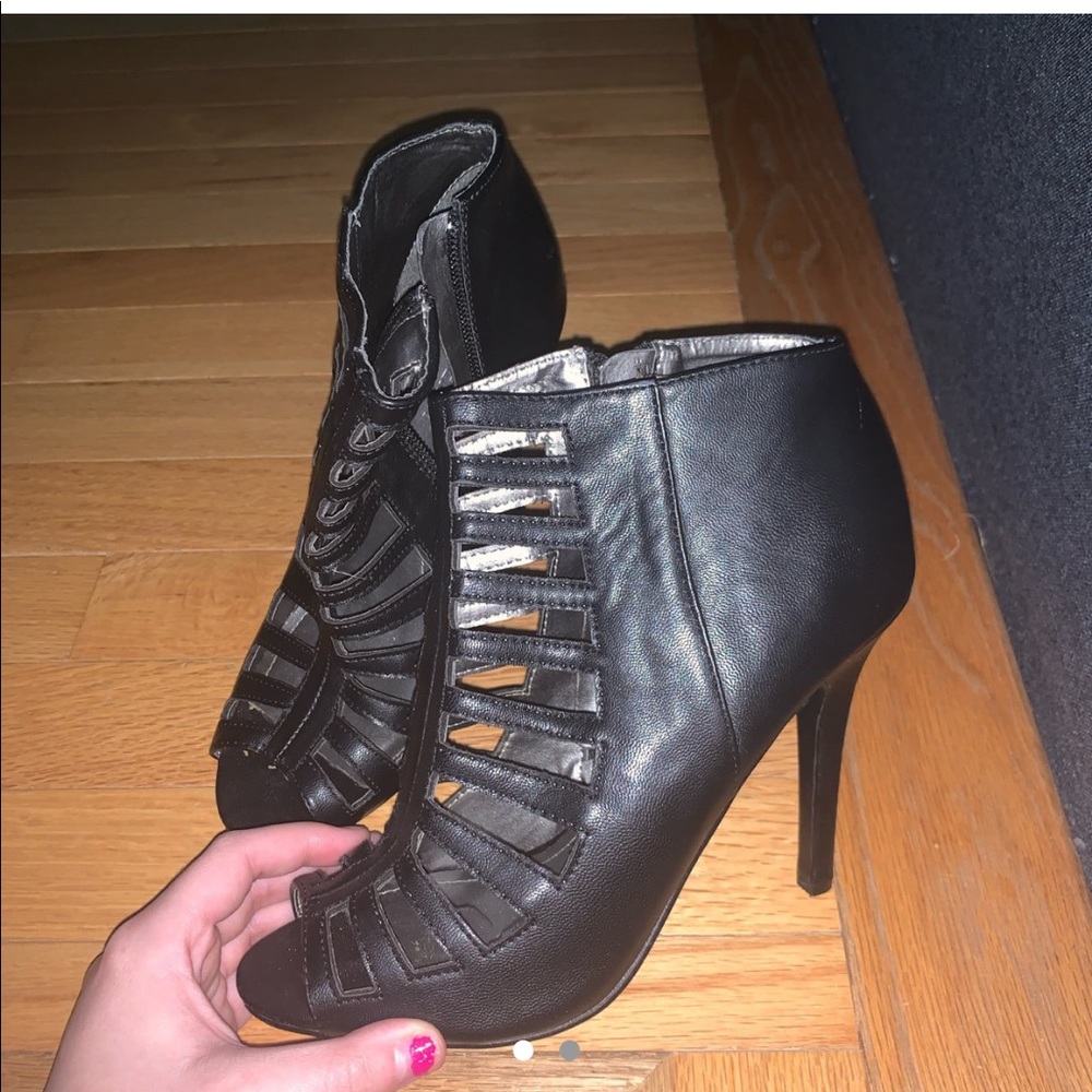 black heels